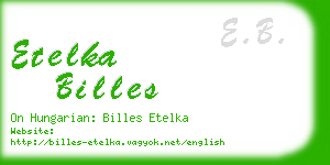 etelka billes business card